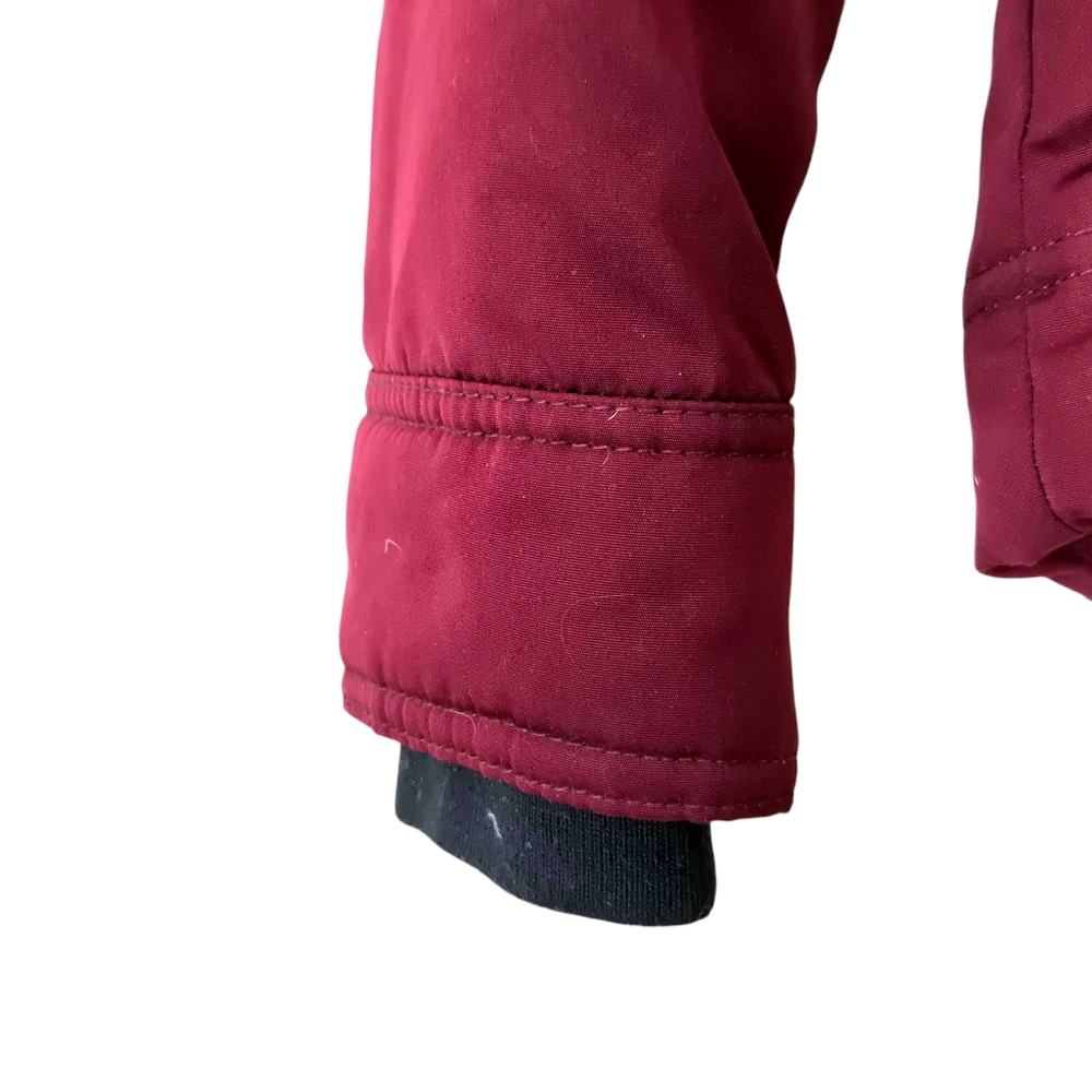 Hollister Ultimate Down Jacket Hooded Burgundy Red, Outdoors Skiing Winter XS - Picture 4 of 15